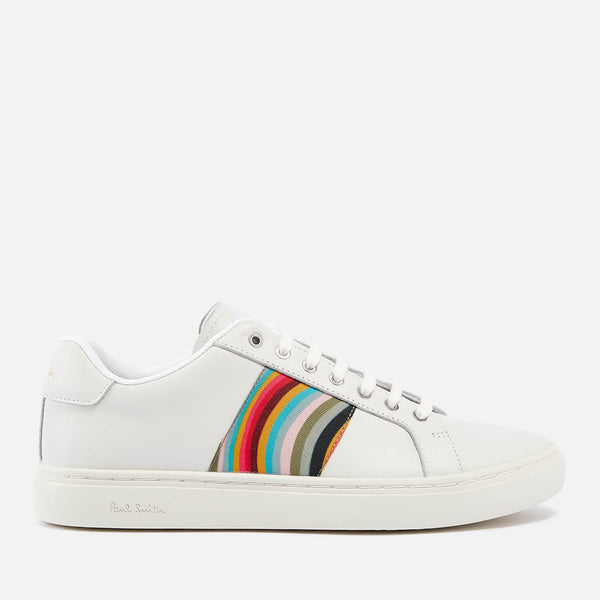 Paul Smith Lapin Grosgrain-Trimmed Leather Trainers 