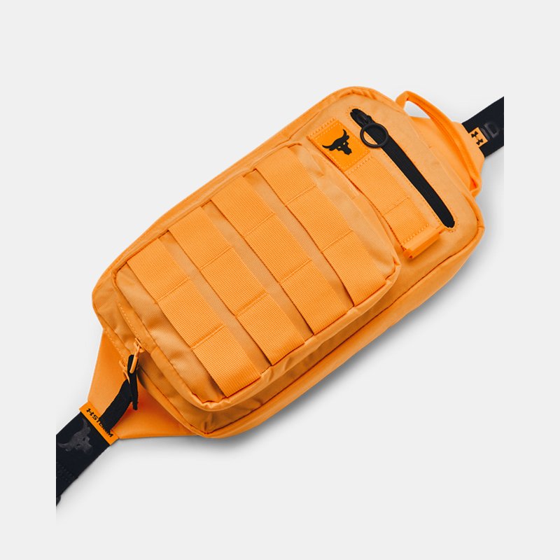 Project Rock Waist Bag Nova Orange Black OSFM