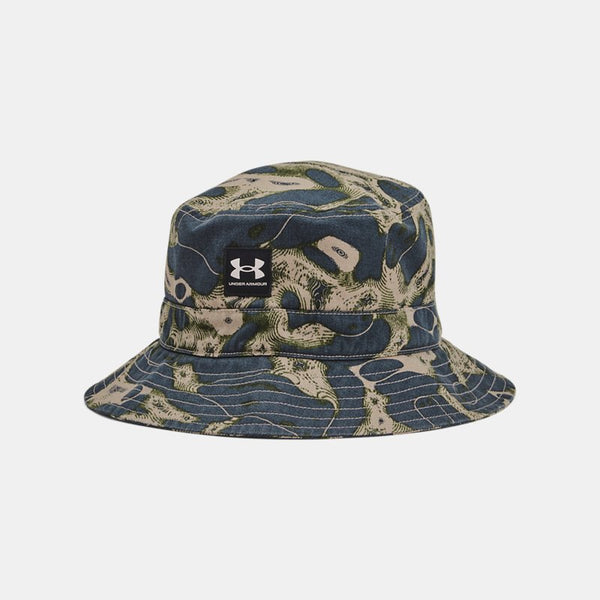 Under Armour Branded Bucket Hat Timberwolf Taupe White