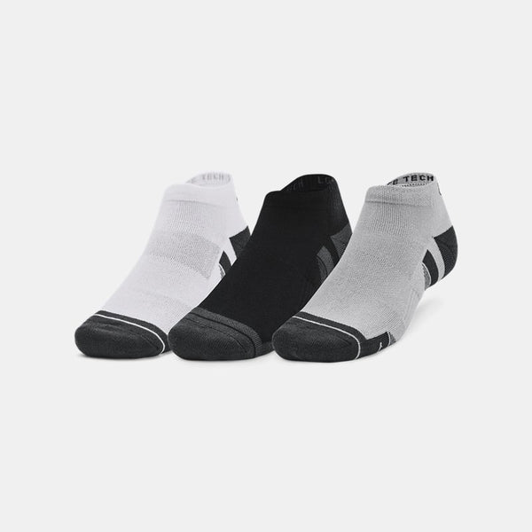 Under Armour Performance Tech -Pack Low Cut Socks Mod Gray White Jet Gray