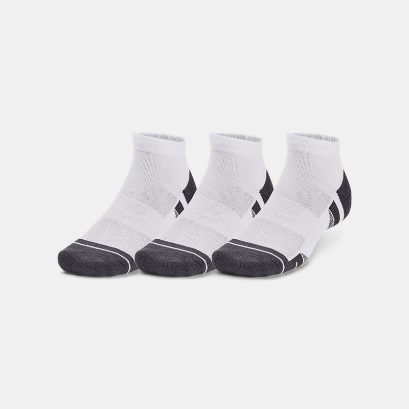 Under Armour Performance Tech -Pack Low Cut Socks White Jet Gray