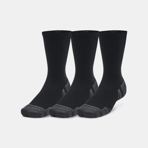 Under Armour Performance Tech -Pack Crew Socks Black Jet Gray