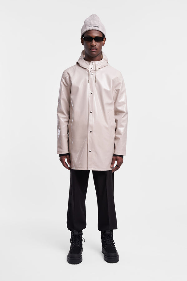 Stutterheim Stockholm Opal Raincoat Light Sand