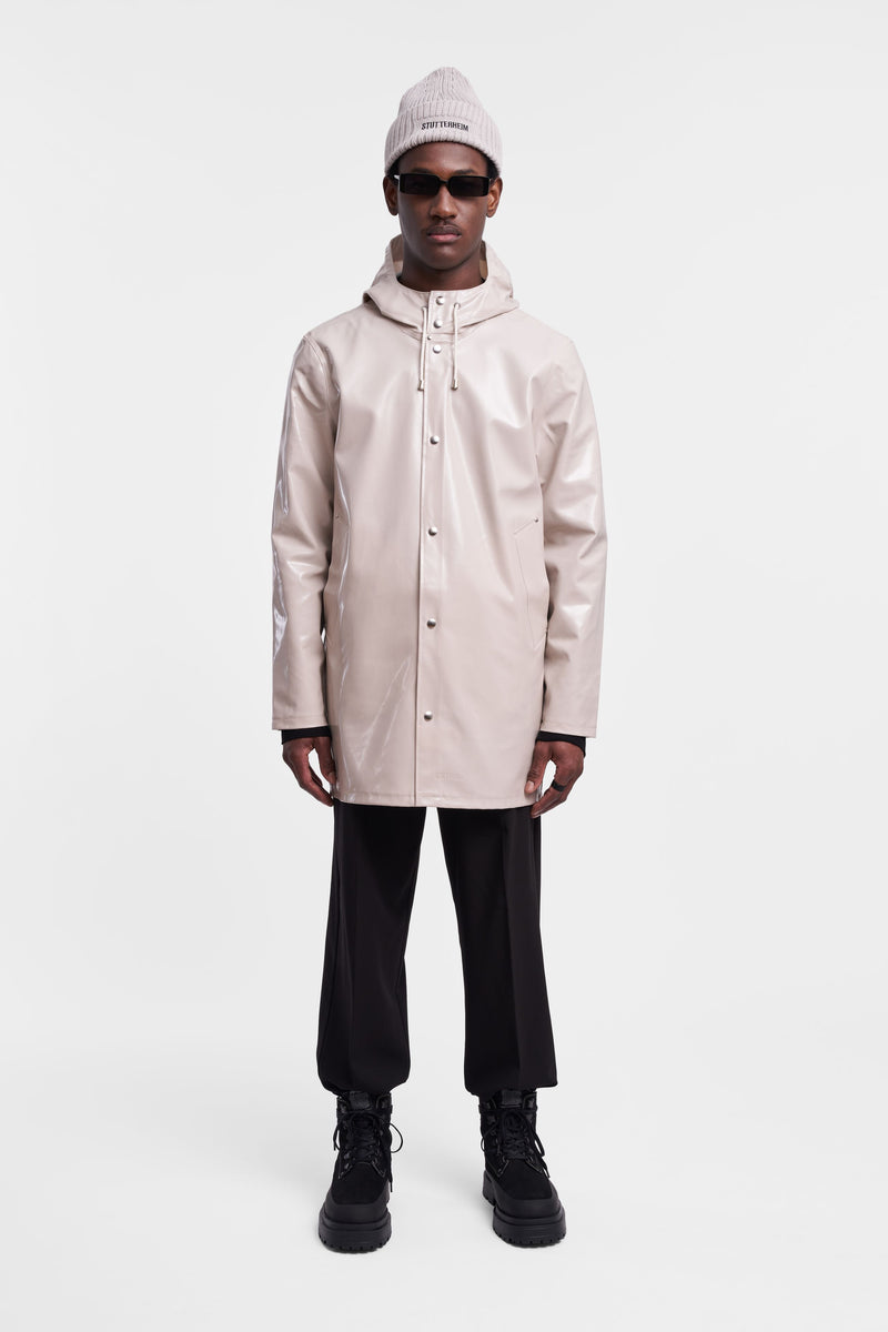 Stutterheim Stockholm Opal Raincoat Light Sand