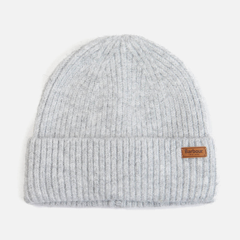 Barbour Pendle LogoDetailed RibbedKnit Beanie