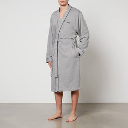 BOSS Bodywear LogoDetailed Cotton Robe