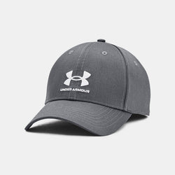 Under Armour Branded Adjustable Cap Pitch Gray White OSFM