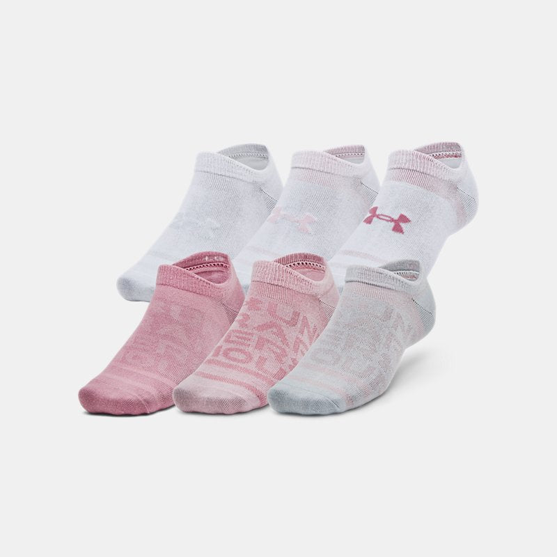 Under Armour Essential -Pack No-Show Socks Pink Elixir Prime Pink Elixir