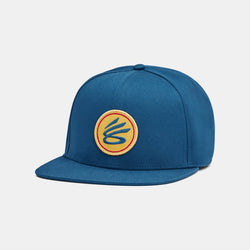 Curry Flat Brim Snapback Cap Varsity Blue Varsity Blue OSFM