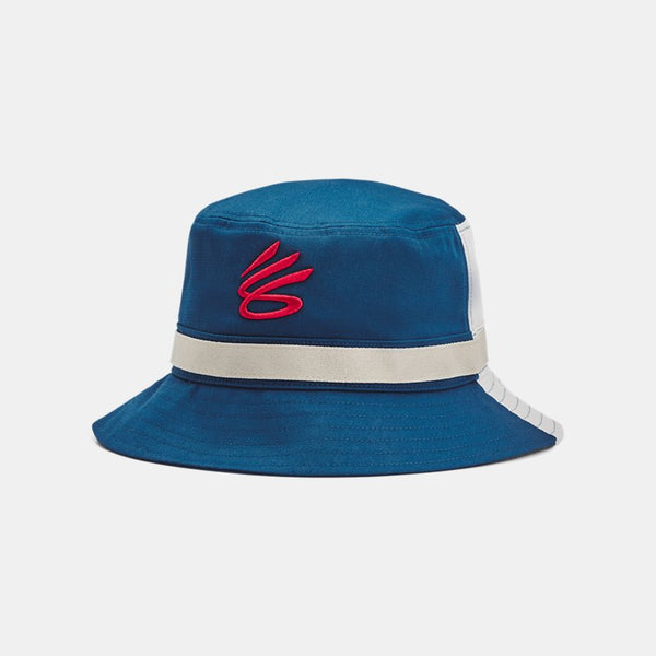 Curry Bucket Hat Varsity Blue White Clay Red