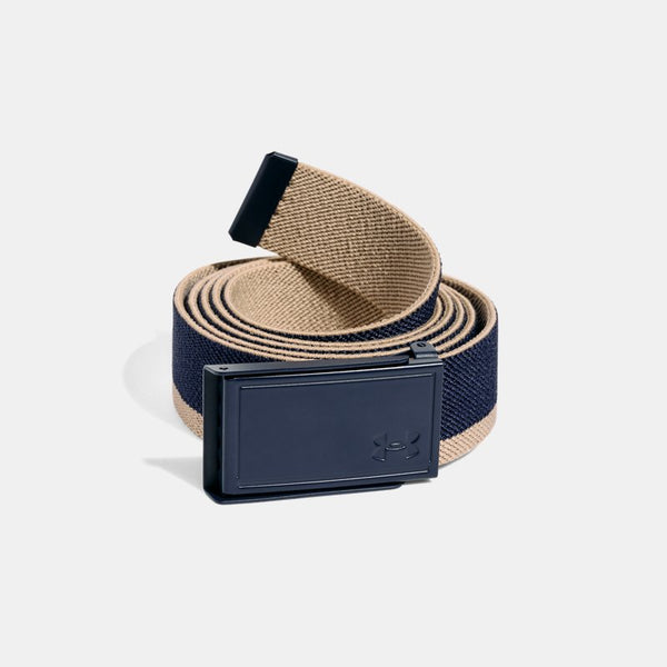 Under Armour Drive Stretch Webbing Belt Midnight Navy Khaki Base Midnight Navy