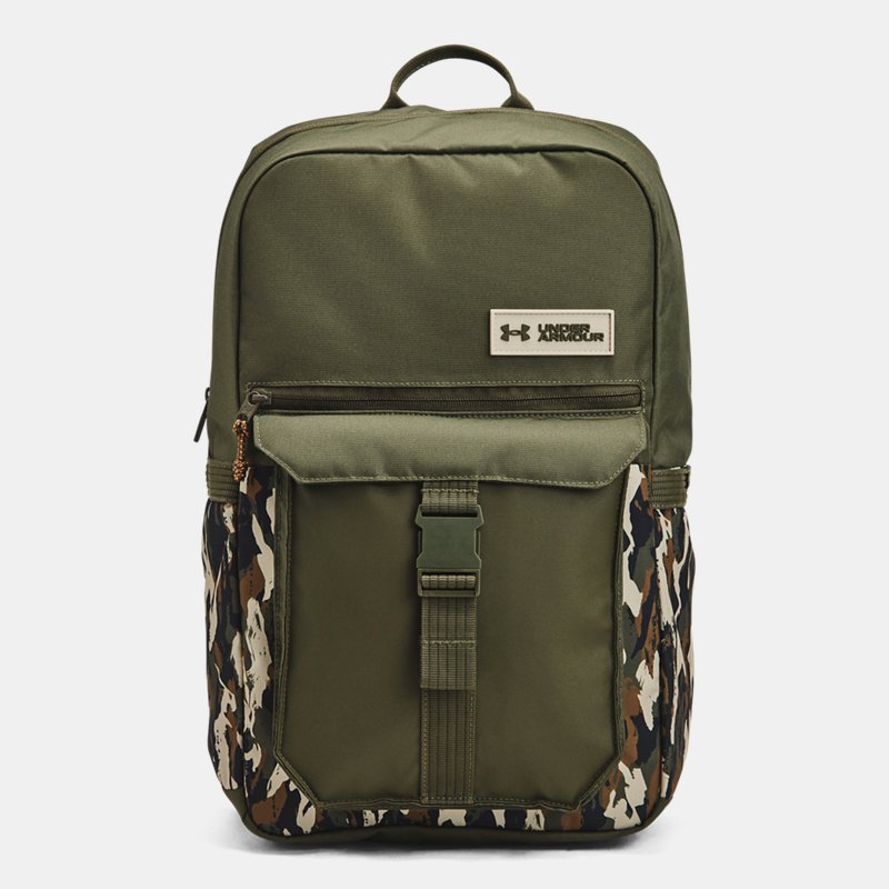 Under Armour Triumph Campus Backpack Marine OD Green Desert Sand OSFM