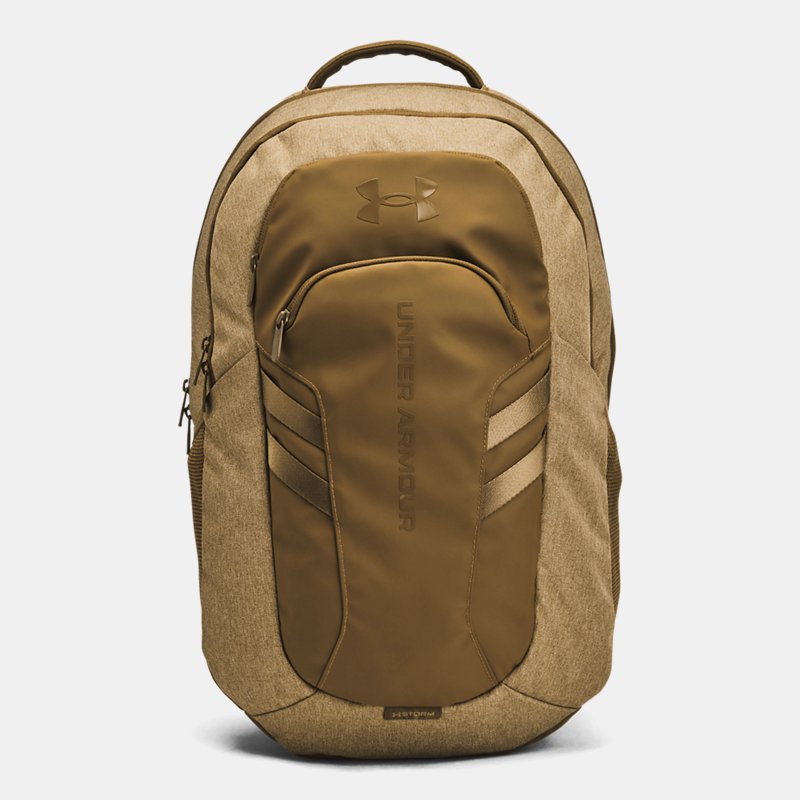 Under Armour Hustle Pro Backpack Coyote Brown Full Heather Coyote OSFM