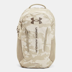 Under Armour Hustle Backpack Summit White Taupe Dusk OSFM