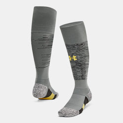 Under Armour Magnetico Pocket Over-The-Calf Socks Clay Green Black Taxi