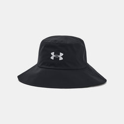 Under Armour Driver Rain Bucket Hat Black Metallic Silver