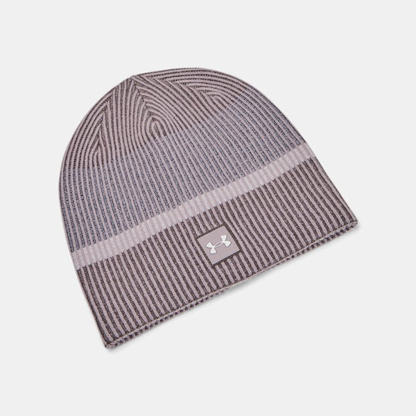 Under Armour Launch Reflective Beanie Tetra Gray Fresh Clay Reflective