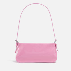 BY FAR Dulce Patent-Leather Shoulder Bag