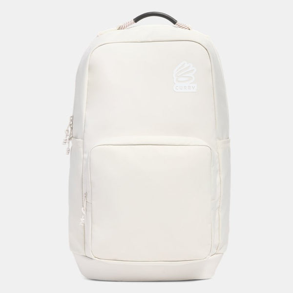 Under Armour Curry Splash Backpack Summit White Brown Clay White