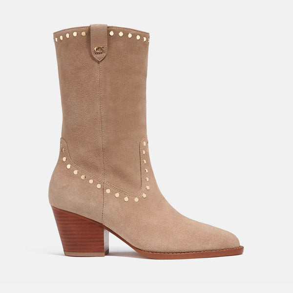 Coach Phoebe Suede Western Boots 