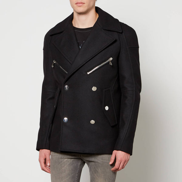 Balmain Wool Peacoat 