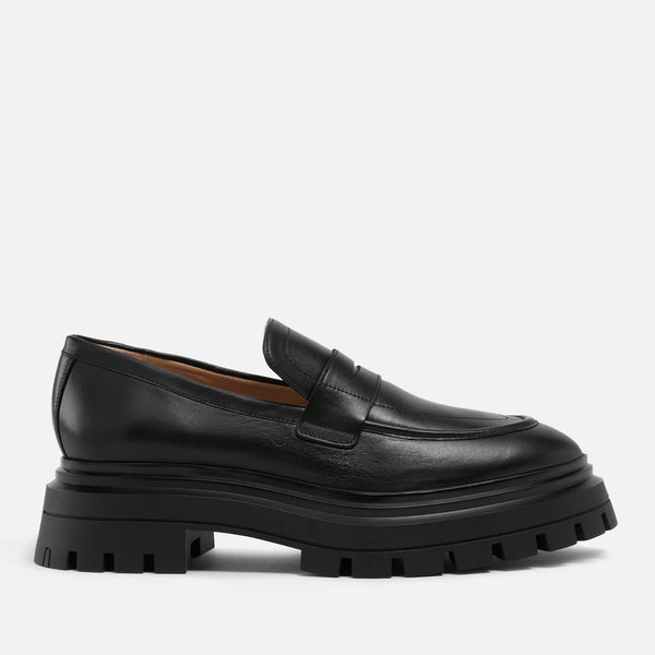 Stuart Weitzman Bedford Leather Loafers 