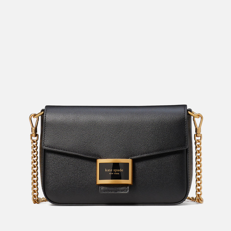 Kate Spade New York Katy Flap Chain Leather CrossBody Bag