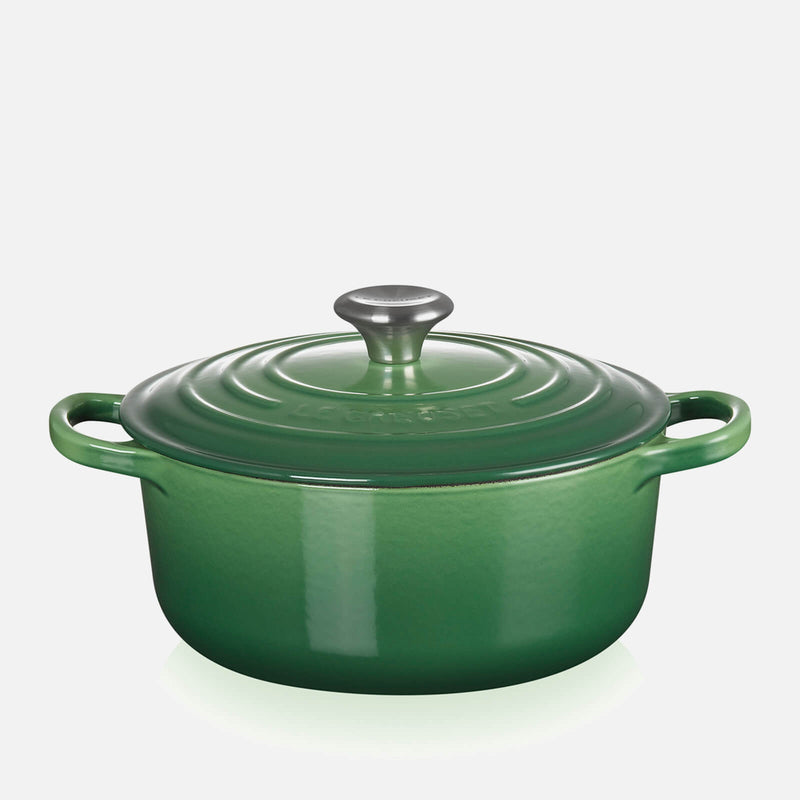 Le Creuset Signature Cast Iron Round Casserole - 28cm - Bamboo Green