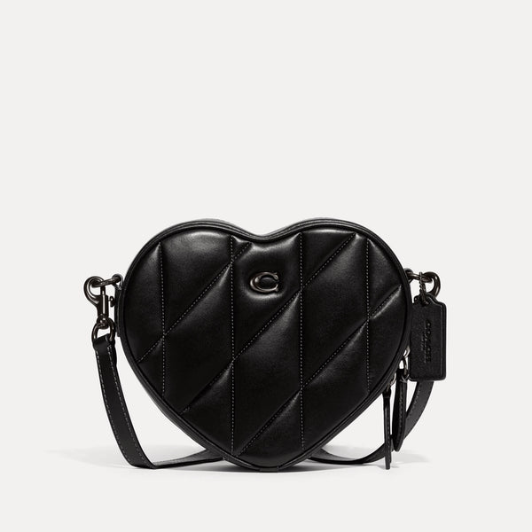 Coach Quilted Leather Heart Crossbody Bag