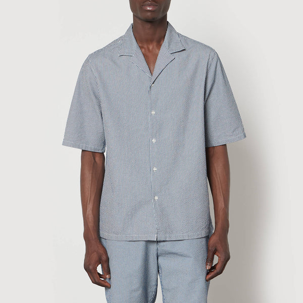 Officine Générale Eren Cotton-Seersucker Shirt