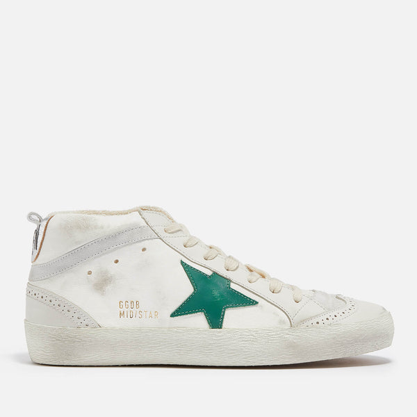 Golden Goose Women's Mid Star Leather and Suede Trainers 