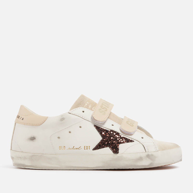 Golden Goose Women's Old School Leather and Suede Trainers 