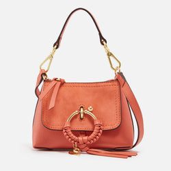 See by Chloé Joan Mini Suede and Leather Shoulder Bag