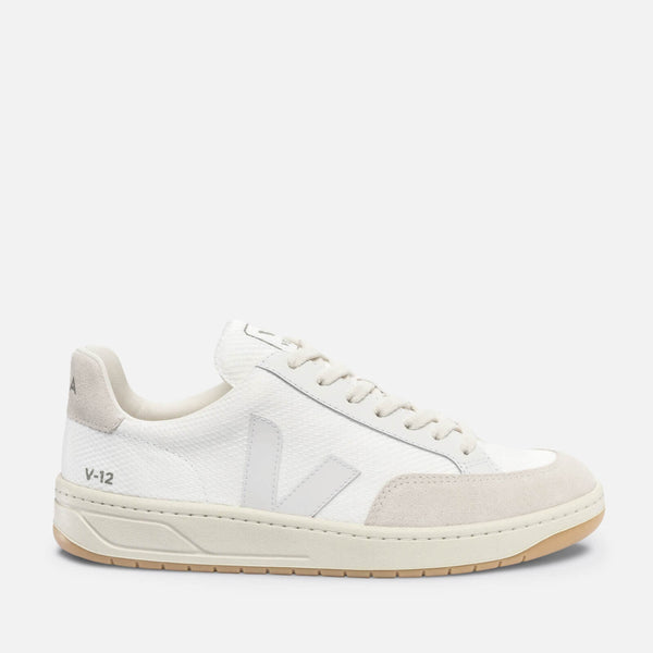 Veja Men’s V-12 B Mesh and Suede Trainers 