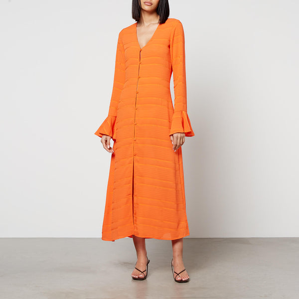 Résumé Rey Crepe-Jacquard Midi Dress 