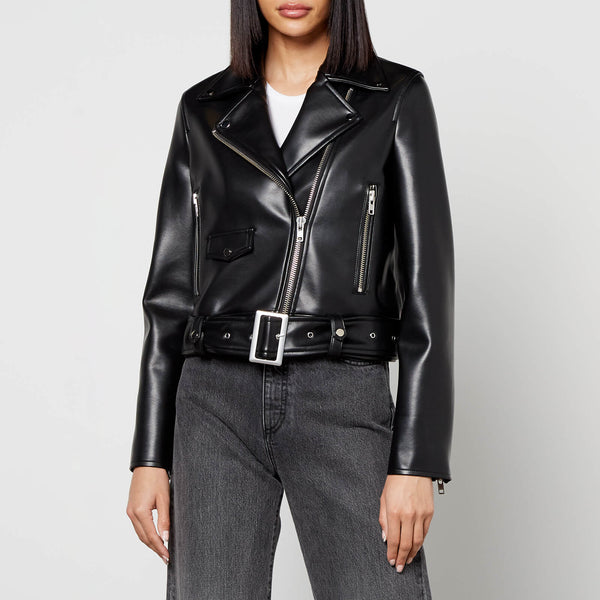 Stand Studio Faux Leather Esmeralda Biker Jacket 