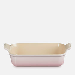 Le Creuset Stoneware Deep Rectangular Oven Dish - 26cm - Shell Pink