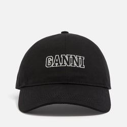 Ganni Organic Cotton-Twill Baseball Cap