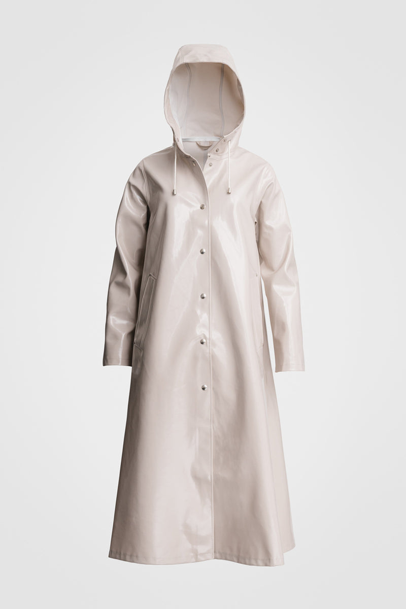 Mosebacke Long Opal Raincoat Light Sand