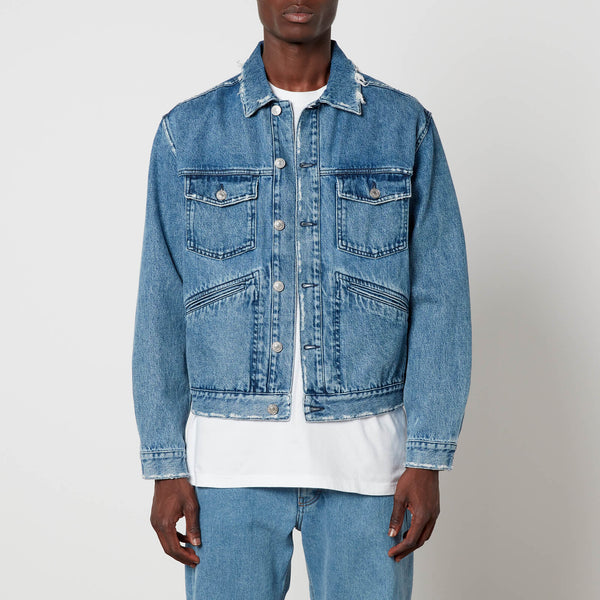 MARANT Jango Distressed Denim Jacket