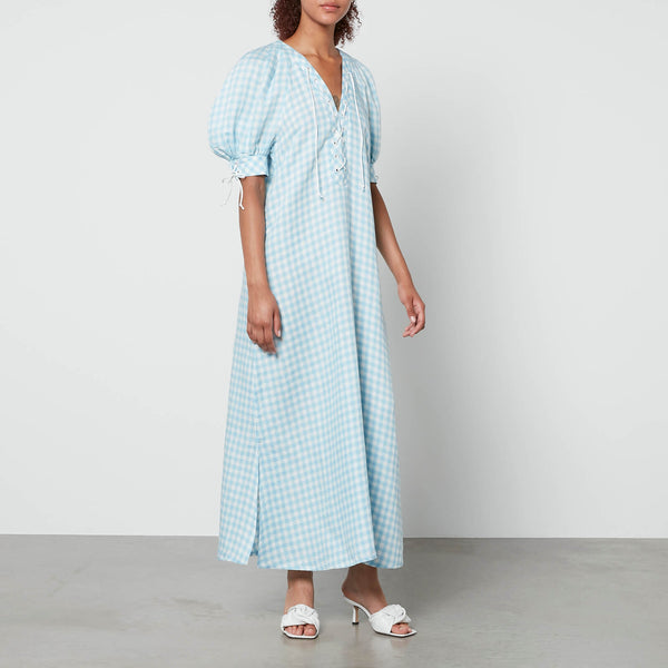 Sleeper Garden Linen Midi Dress