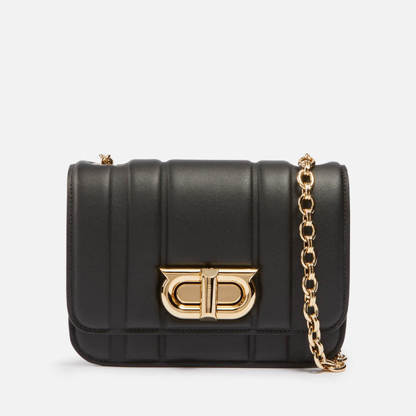 Ferragamo Mini Gancini Quilted Leather Shoulder Bag