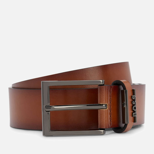 Boss Black ColeAnt Logo Leather Belt