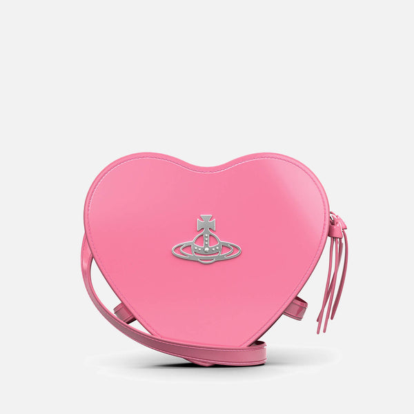 Vivienne Westwood Louise Heart Patent Leather Crossbody Bag