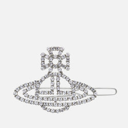 Vivienne Westwood Annalisa Silver-Tone and Crystal Hair Clip