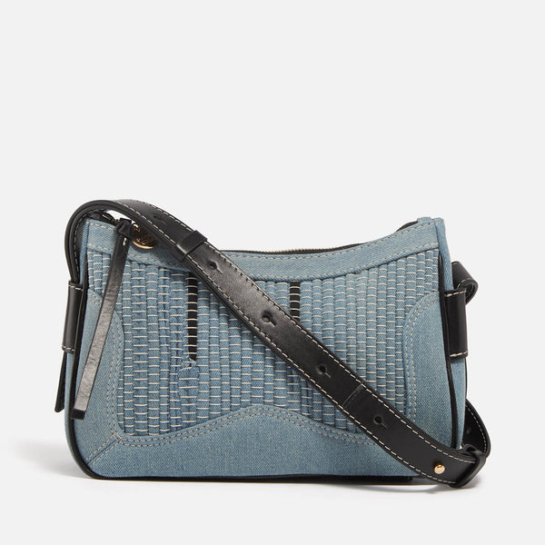 See By Chloé Hana Denim Leather Mini Hobo Bag