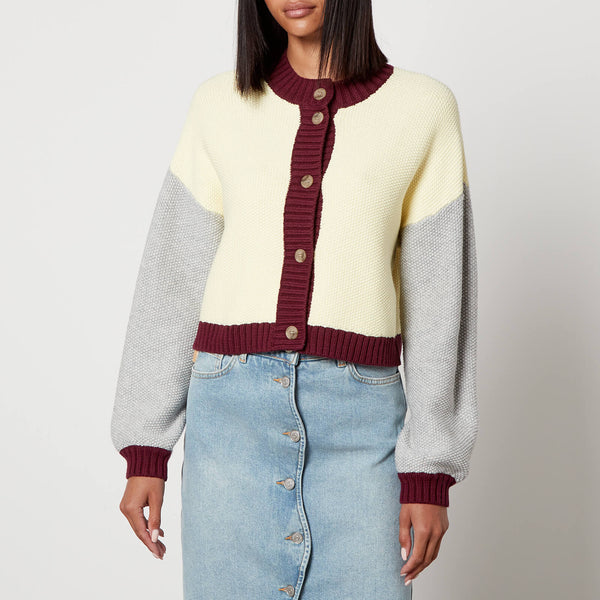 Stella Nova Netti Colour-Block Cotton Cardigan