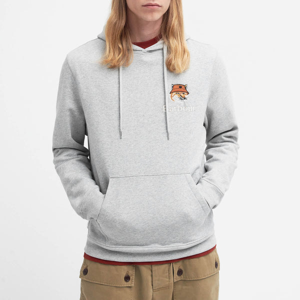 Barbour x Maison Kitsuné Fox Cotton-Jersey Hoodie 