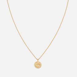 Astrid & Miyu Sagittarius Zodiac 18-Karat Gold-Plated Necklace