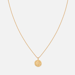 Astrid & Miyu Scorpio Zodiac 18-Karat Gold-Plated Necklace